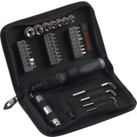 38 Piece Ratchet Screwdriver Bit Socket Hex Key Set