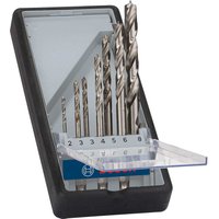 PRO Robust Line 7 Piece HSS Hex Shank Brad Point Drill Set