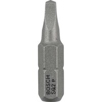 Bosch Square Extra Hard Robertson Screwdriver Bit R2 Square 25mm Pack of 25