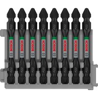 Bosch PRO Impact Pozi Screwdriver Bit PZ2 65mm Pack of 8
