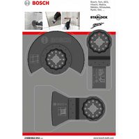 Bosch - Starlock 3 Piece Multi Tool Cutter Set Tiling Saw Blade Plunge Segment gop