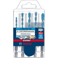 Bosch 5-Piece Tile Set for Multi-Material, 8 mm Max, 4 mm Min, Diamond Bits