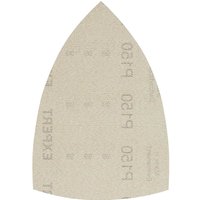 Bosch EXPERT M480 Hook and Loop Large Delta Sanding Sheets for Paint and Wood 100mm x 150mm 150g Pack of 10