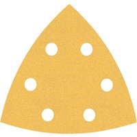 Bosch EXPERT C470 Punched Quick Fit Delta Sanding Sheets for Paint and Wood 93mm x 93mm 120g Pack of 50