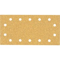 Bosch EXPERT C470 Punched Hook and Loop 1/2 Sanding Sheets 115mm x 230mm 40g Pack of 50