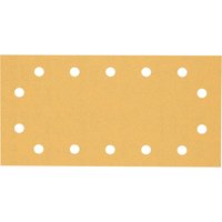 Bosch EXPERT C470 Punched Hook and Loop 1/2 Sanding Sheets 115mm x 230mm 120g Pack of 50