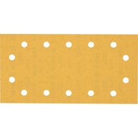 Bosch EXPERT C470 Punched Hook and Loop 1/2 Sanding Sheets 115mm x 230mm 240g Pack of 50