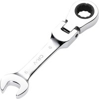 Draper Hi-Torq Stubby Flexible Head Ratchet Combination Spanner 9mm Draper Hi-Torq Stubby Flexible Head Ratchet Combination Spanner 9mm