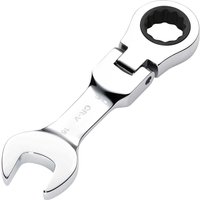 Draper Hi-Torq Stubby Flexible Head Ratchet Combination Spanner 16mm Draper Hi-Torq Stubby Flexible Head Ratchet Combination Spanner 16mm