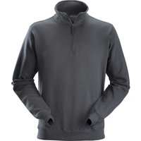 Snickers 2818 Mens 1/2-Zip Sweatshirt Grey XL