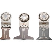 3 Piece Starlock Oscillating Tool Wood E Cut Cutting Set