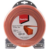 Makita Nylon Square Trimmer Line 2.4mm 69m