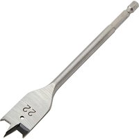 Draper Expert Flat Wood Drill Bit 22mm 150mm Draper Expert Flat Wood Drill Bit 22mm 150mm