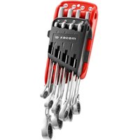 467 8 Piece Ratchet Combination Spanner Set Imperial