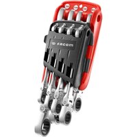 467F 8 Piece Flexible Ratchet Combination Spanner Set Imperial