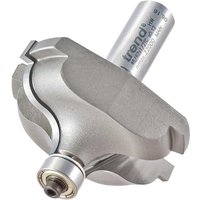 Trend Quirk Topped Ogee Bearing Guided Router Cutter 57mm 25.5mm 1/2" Trend Quirk Topped Ogee Bearing Guided Router Cutter 57mm 25.5mm 1/2"