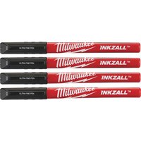 INKZALL Fine Tip Pens Pack 4
