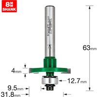 Trend CRAFTPRO One Piece Slotting Router Cutter 4mm 31.8mm 8mm Trend CRAFTPRO One Piece Slotting Router Cutter 4mm 31.8mm 8mm