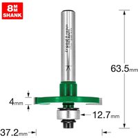 Trend CRAFTPRO Bearing Guided Biscuit Jointer Set 4mm 37.2mm 8mm Trend CRAFTPRO Bearing Guided Biscuit Jointer Set 4mm 37.2mm 8mm