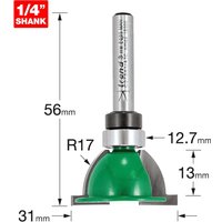 Trend CRAFTPRO Glazing Bar Shoulder Scribe Router Cutter 31mm 13mm 1/4" Trend CRAFTPRO Glazing Bar Shoulder Scribe Router Cutter 31mm 13mm 1/4"