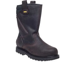 DeWalt Classic Rigger Safety Boots Brown Size 10 DeWalt Classic Rigger Safety Boots Brown Size 10