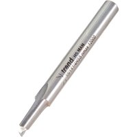 Trend Two Flute Aluminium Plastic HSSE Router Cutter 6.3mm 12.7mm 1/4" Trend Two Flute Aluminium Plastic HSSE Router Cutter 6.3mm 12.7mm 1/4"