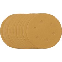 Draper Gold Hook and Loop Sanding Discs 150mm 150mm 240g Pack of 10 Draper Gold Hook and Loop Sanding Discs 150mm 150mm 240g Pack of 10