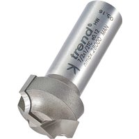 Trend Ovolo Rounding Over Router Cutter 22mm 12mm 1/2" Trend Ovolo Rounding Over Router Cutter 22mm 12mm 1/2"