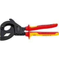 95 36 VDE Insulated Ratchet Action Steel Wire Cable Cutter