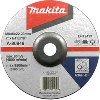 A27 Pro Metal Depressed Grinding Disc 180mm