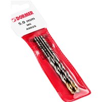 A002 HSS TiN Jobber Drill Bit 3.2mm Pack 2