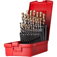 A095 No 204 25 Piece HSS TiN Coated 1.0mm 13mm 0.5mm Drill Set