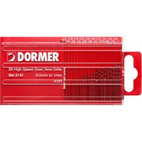 A191 31M 20 Piece HSS Jobber Drill Bit Set