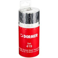 A191 419 19 Piece HSS Jobber Drill Bit Set