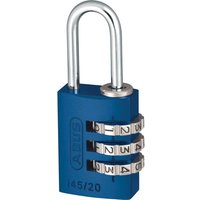 Abus 145 Series Aluminium Combination Padlock 20mm Blue Standard Abus 145 Series Aluminium Combination Padlock 20mm Blue Standard