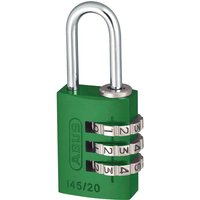 Abus 145 Series Aluminium Combination Padlock 20mm Green Standard Abus 145 Series Aluminium Combination Padlock 20mm Green Standard