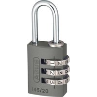 Abus 145 Series Aluminium Combination Padlock 20mm Titanium Standard Abus 145 Series Aluminium Combination Padlock 20mm Titanium Standard