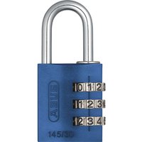 Abus - 46577 145/30 30mm Aluminium Combination Padlock Blue 46577 ABU14530BLU