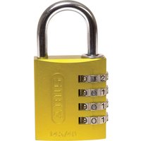 Abus 145 Series Aluminium Combination Padlock 40mm Yellow Standard Abus 145 Series Aluminium Combination Padlock 40mm Yellow Standard