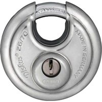 Abus 26 Series Diskus Stainless Steel Bodied Padlock 70mm Standard Abus 26 Series Diskus Stainless Steel Bodied Padlock 70mm Standard