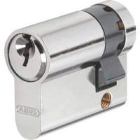 Abus E50PSN Half Euro Cylinder Lock 40mm 30mm x 10mm Nickel Abus E50PSN Half Euro Cylinder Lock 40mm 30mm x 10mm Nickel