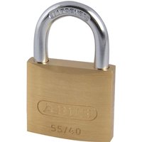 Abus 55 Series Basic Brass Padlock 40mm Standard Abus 55 Series Basic Brass Padlock 40mm Standard