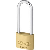 Abus 55 Series Basic Brass Padlock Keyed Alike 40mm Extra Long 5402 Abus 55 Series Basic Brass Padlock Keyed Alike 40mm Extra Long 5402