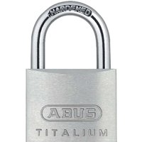 ABUS Mechanical 64TI/20mm TITALIUM™ Padlock Keyed Alike KA6205 10056180-01