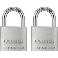 Abus 64TI Series Titalium Padlock Pack of 2 Keyed Alike 30mm Standard Abus 64TI Series Titalium Padlock Pack of 2 Keyed Alike 30mm Standard