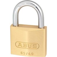 Abus 65 Series Compact Brass Padlock Keyed Alike 40mm Standard 6404 Abus 65 Series Compact Brass Padlock Keyed Alike 40mm Standard 6404