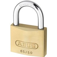 Abus 65 Series Compact Brass Padlock Keyed Alike 50mm Standard 501 Abus 65 Series Compact Brass Padlock Keyed Alike 50mm Standard 501