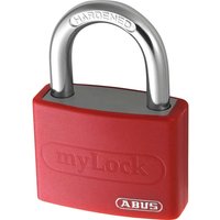 Abus T65AL Series Aluminium Padlock 40mm Red Standard Abus T65AL Series Aluminium Padlock 40mm Red Standard
