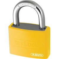 Abus T65AL Series Aluminium Padlock 40mm Yellow Standard Abus T65AL Series Aluminium Padlock 40mm Yellow Standard