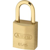 Abus 65 Series Brass Padlock With Brass Shackle 15mm Standard Abus 65 Series Brass Padlock With Brass Shackle 15mm Standard